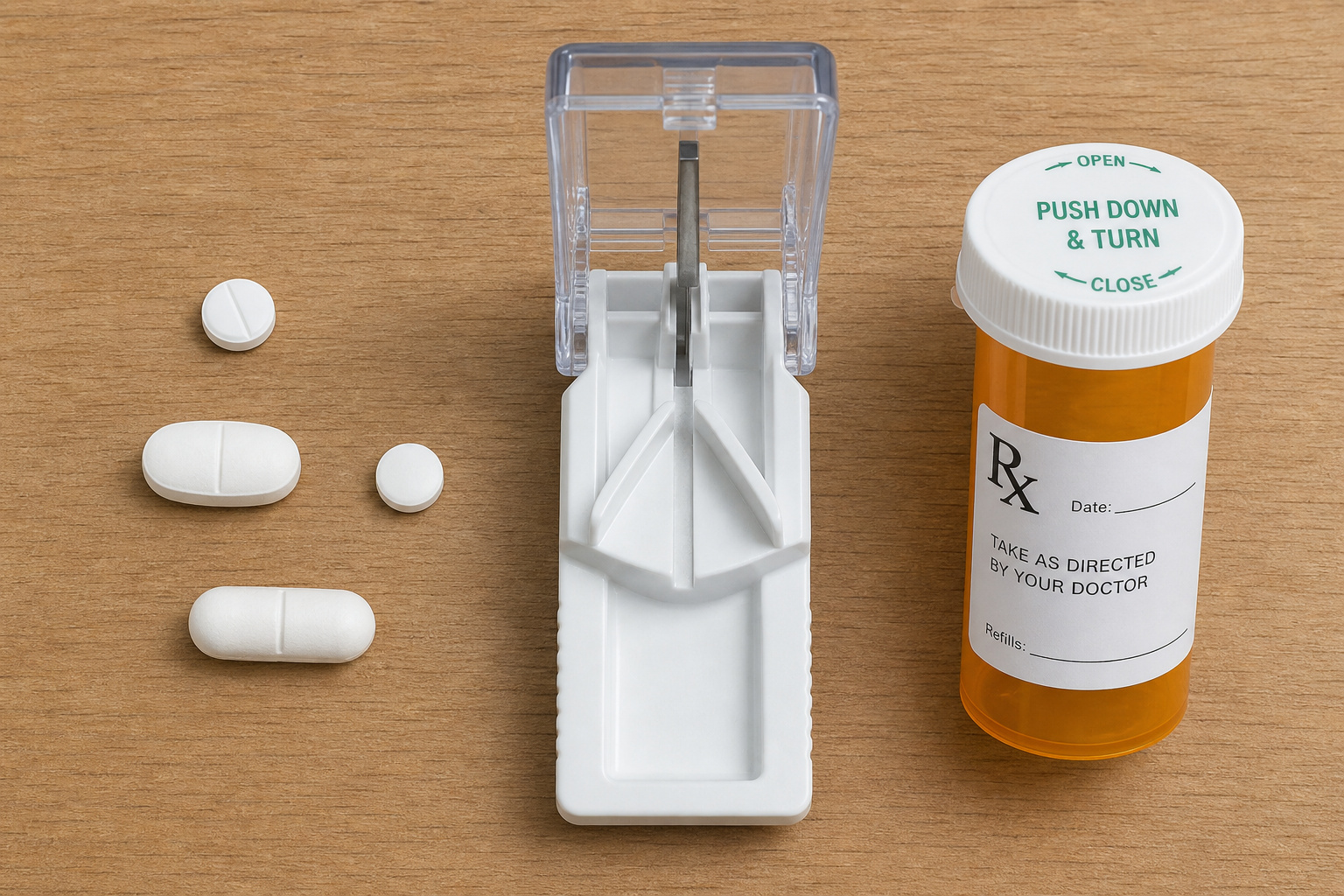 Should I Shave My Head If My Hair Is Thinning? The Pivot Point 2 Generic finasteride pills being quartered for cost-effective medical hair loss maintenance.