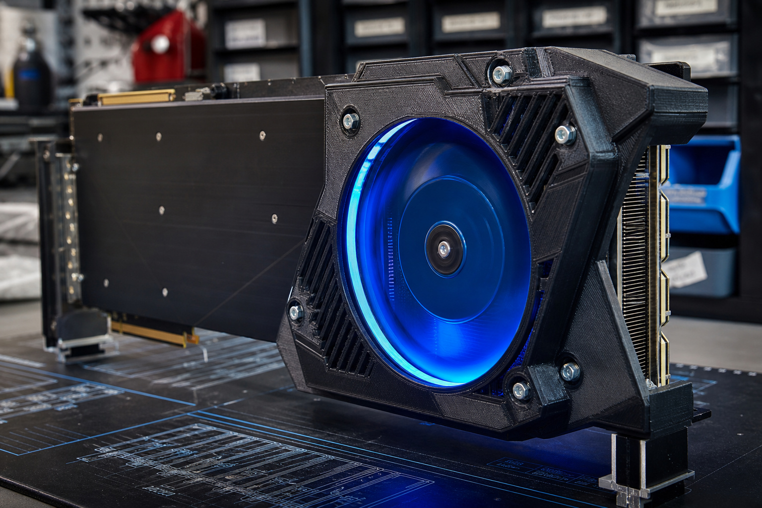GPU Poor vs. GPU Rich: Why VRAM Is the Only Currency That Matters 5 Advanced GPU mining graphics card with cooling fan and robust design, ideal for cryptocurrency mining and high-performance computing setups.