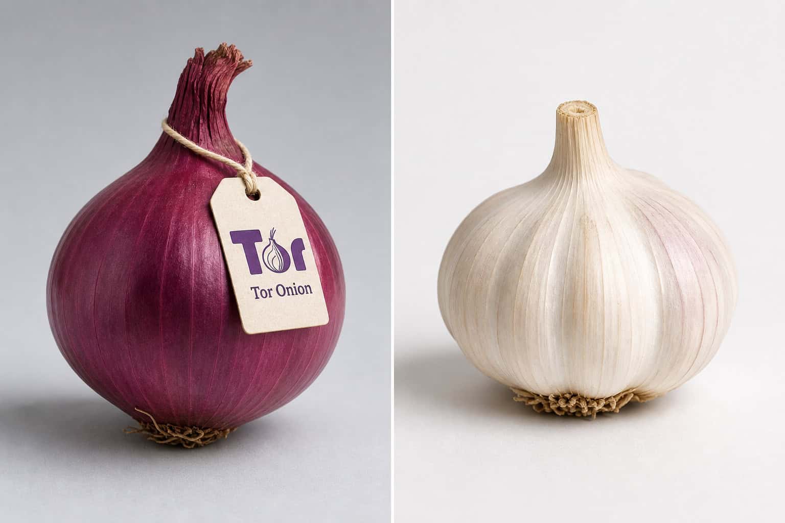 I2P vs Tor detectability comparison showing Tor's visible label and I2P's hidden structure