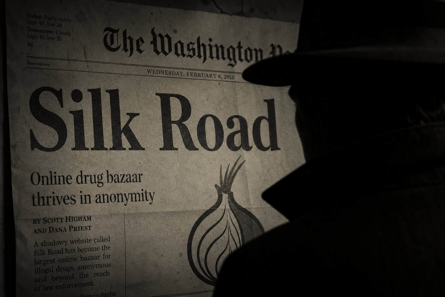 Silk Road media coverage linking Tor to dark web stigma
