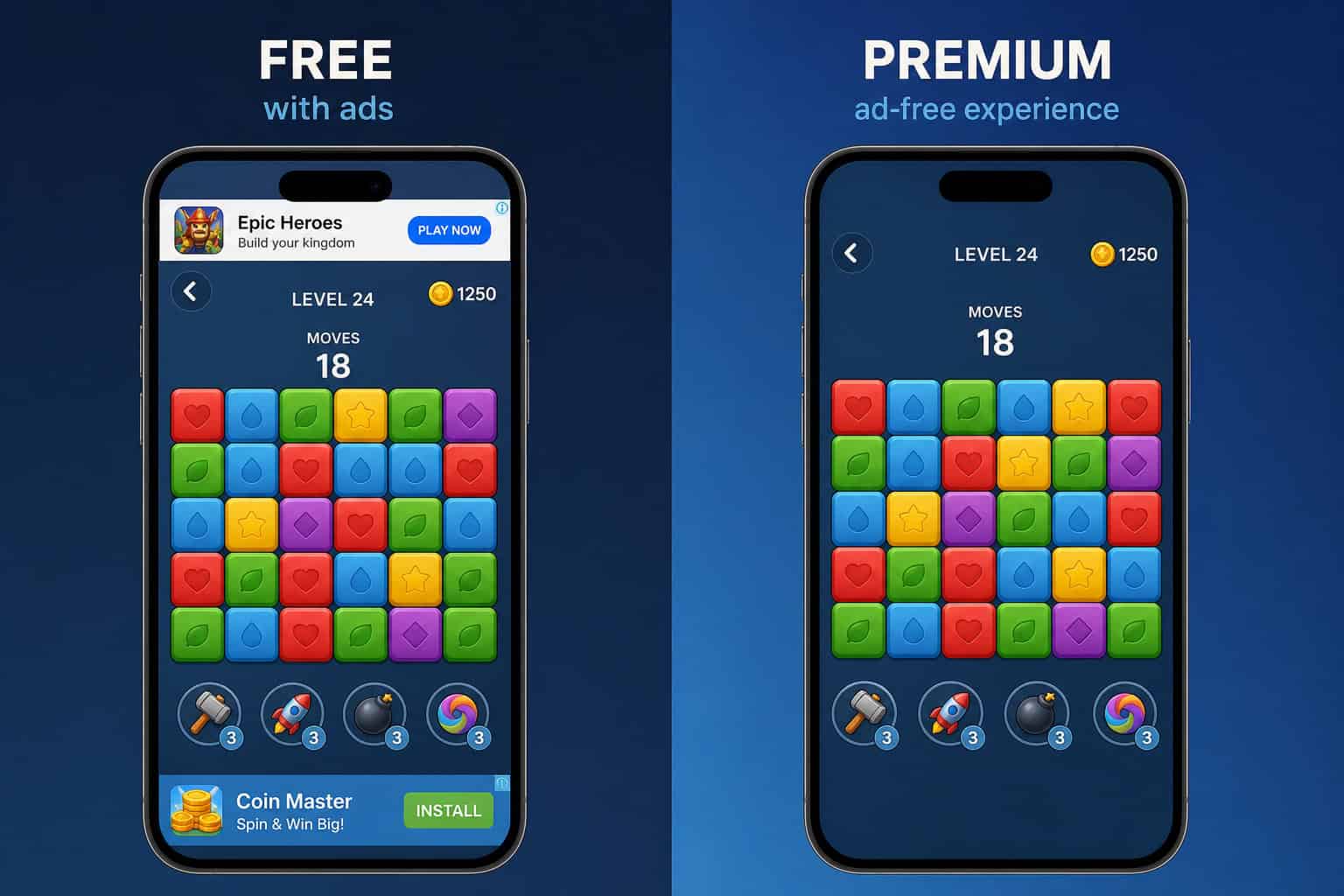 Social Games Free: 5 Platforms That Prove Zero Cost Doesn't Mean Low Quality 8 Comparison of ad-supported free games versus truly free games with no ads.