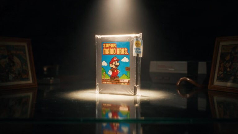 Factory-sealed Super Mario Bros. NES cartridge worth up to $2 million