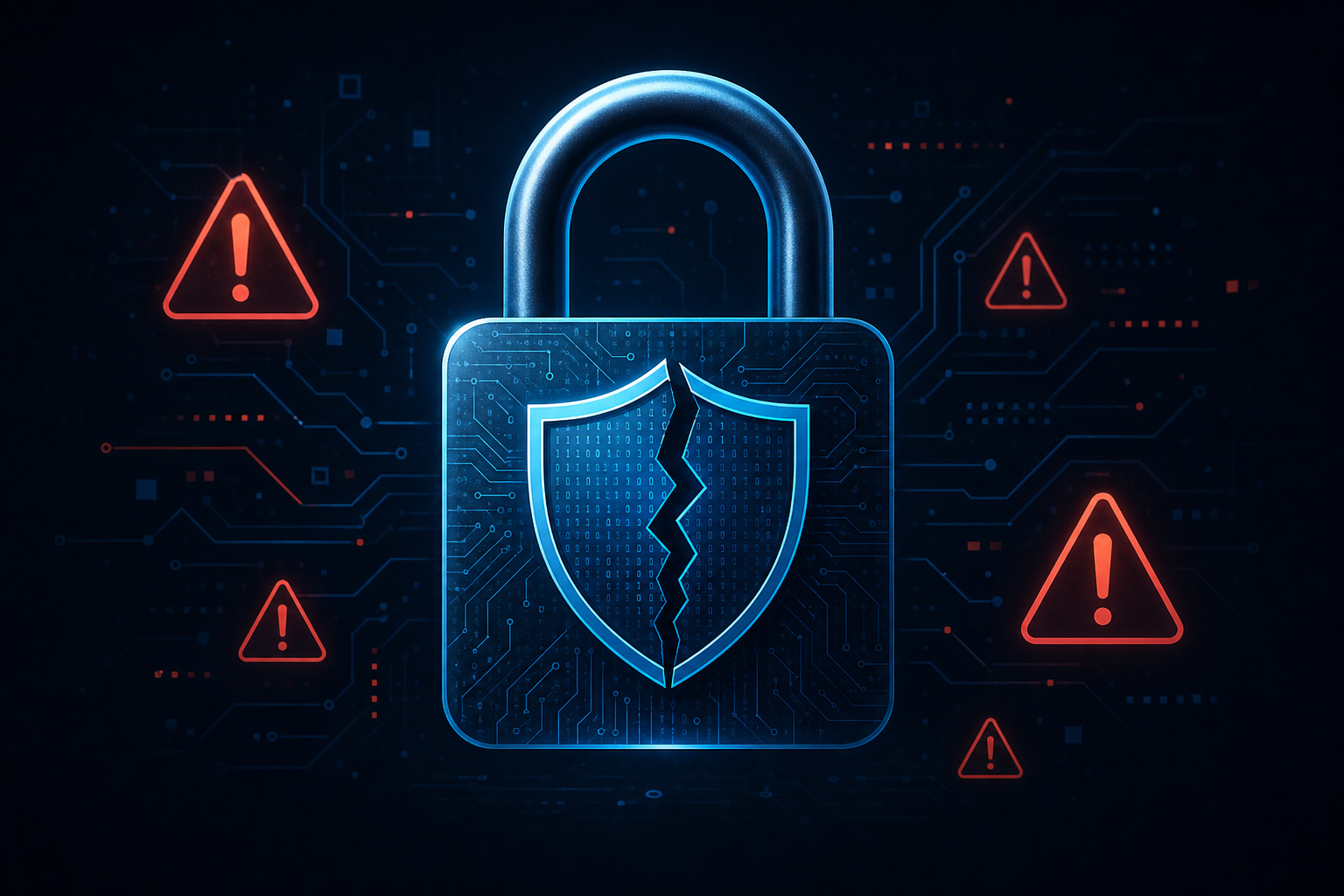 Free Email Scammer Check: 4 Steps to Catch Phishing Without Paying 10 Cracked padlock icon representing privacy concerns and limitations of free email checking tools.