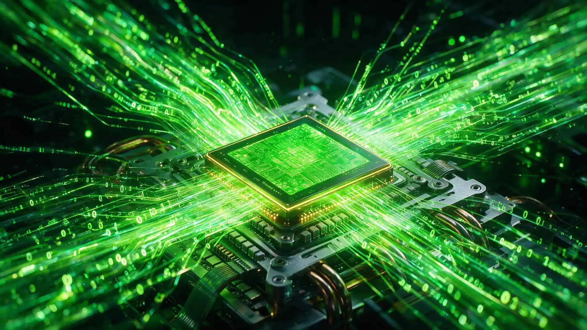 What Is the 8-4 Rule for Passwords? (And Why It's No Longer Enough) 2 Glowing GPU processor cracking an 8-character password rapidly, illustrating the 8-4 rule failure section.
