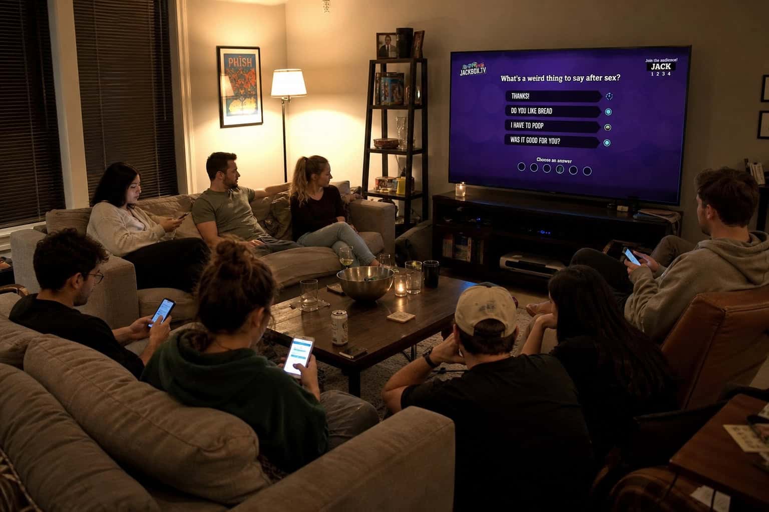 Best Social Games on PC in 2026: Friend Pass Secrets and Budget Finds 6 Jackbox Party Pack large group social game using phones as controllers.