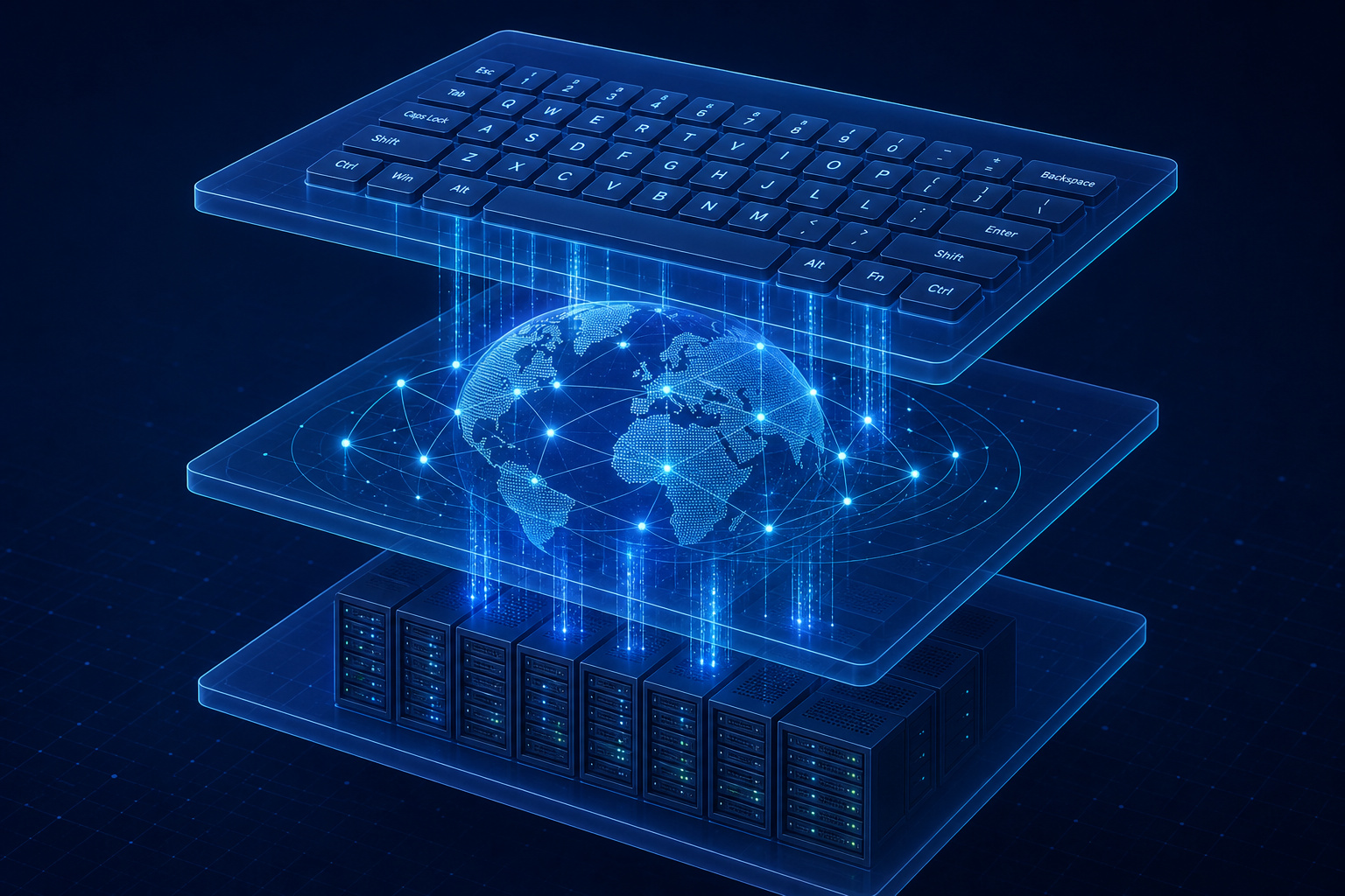 How to Check if an Email is Valid Without Sending: SMTP, DNS & Free Tools 5 Isometric view of three stacked layers for email verification pipeline: syntax, DNS, SMTP