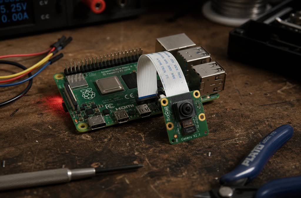 DIY Home Security Systems: 30-Minute Installation With Real Test Data 3 Raspberry Pi with camera module for DIY home security project