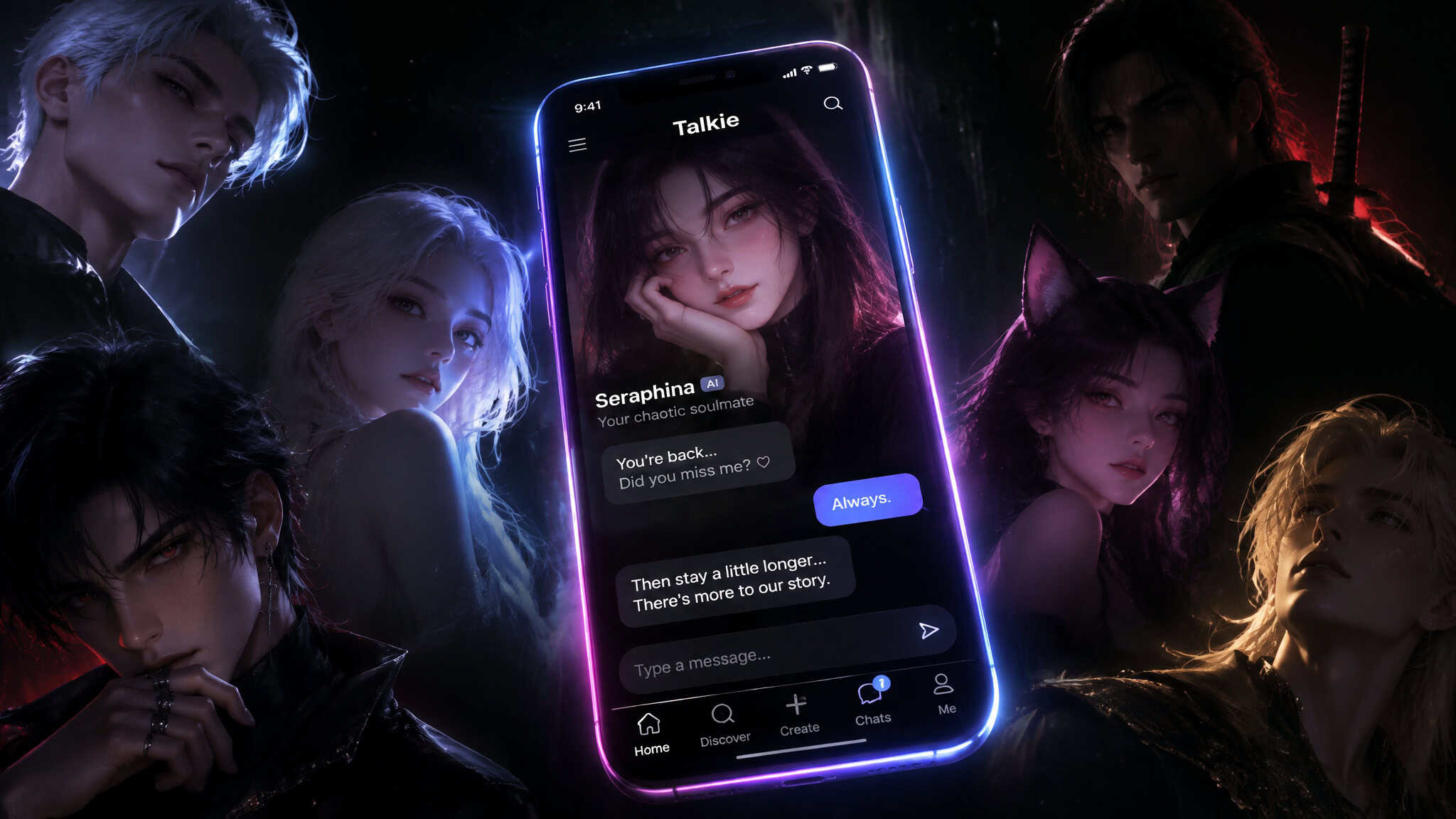 Character AI girlfriend bots are roleplay characters, not an official dating product