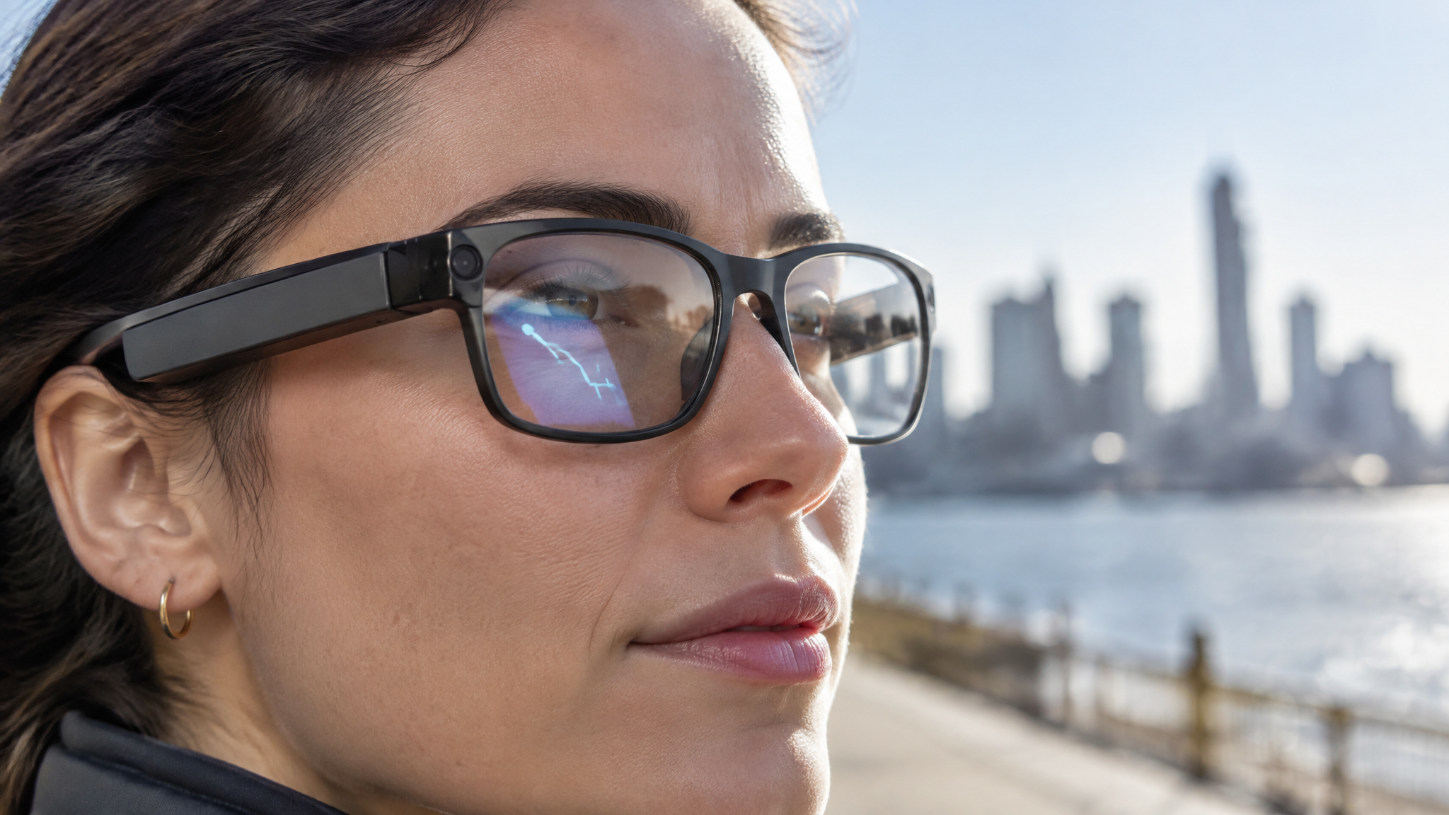 What Do AI Glasses Do? Audio, Cameras, and Displays 3 Display-enabled AI glasses can place directions in the wearer’s lens