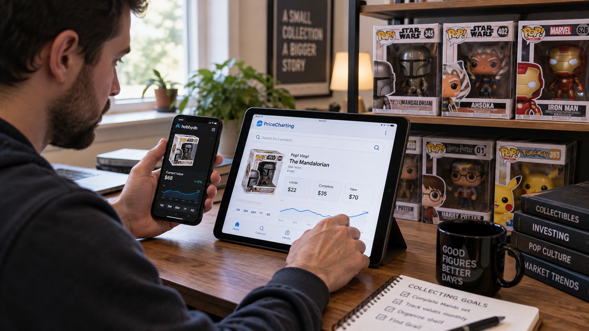 Using Pop Price Guide on Hobby DB and other tools to track Funko Pop values and collections