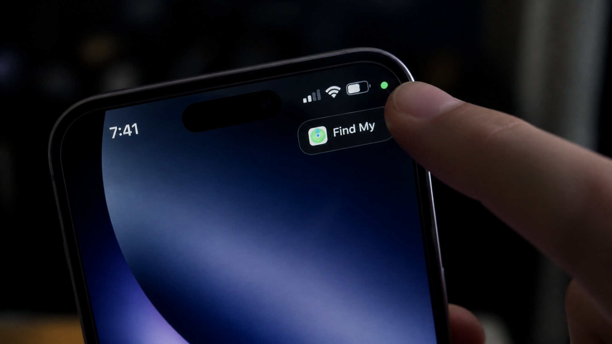How Phone Microphone Access Works: The Wake-Word Truth 3 Smartphone screen with green dot indicator being tapped to reveal which app uses the mic.