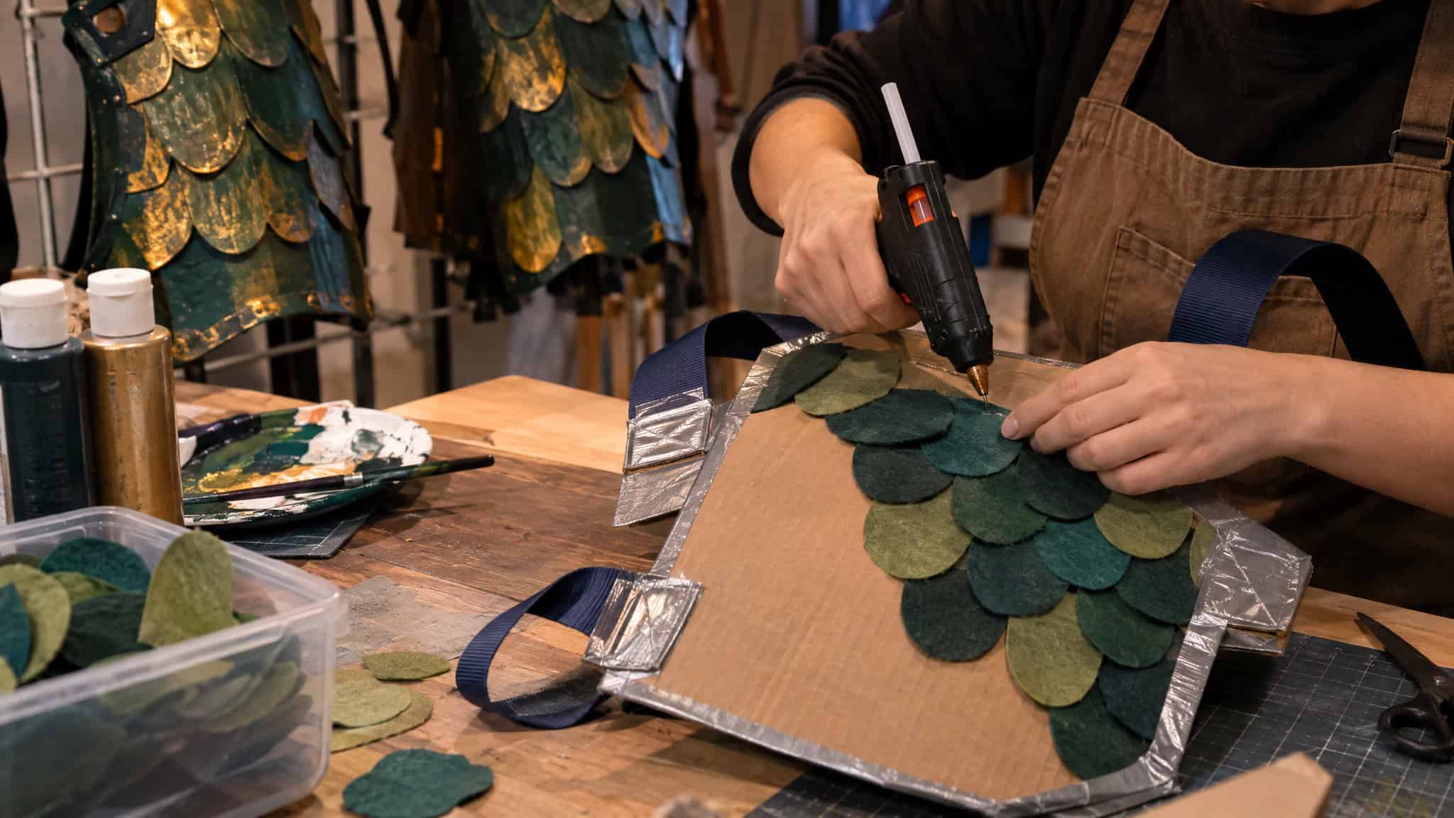 Easy DIY Cosplay Ideas for Women: 20+ Builds With Time, Cost, and Skill Ratings 6 No-sew cardboard costume build with multi-coat paint and reinforced straps