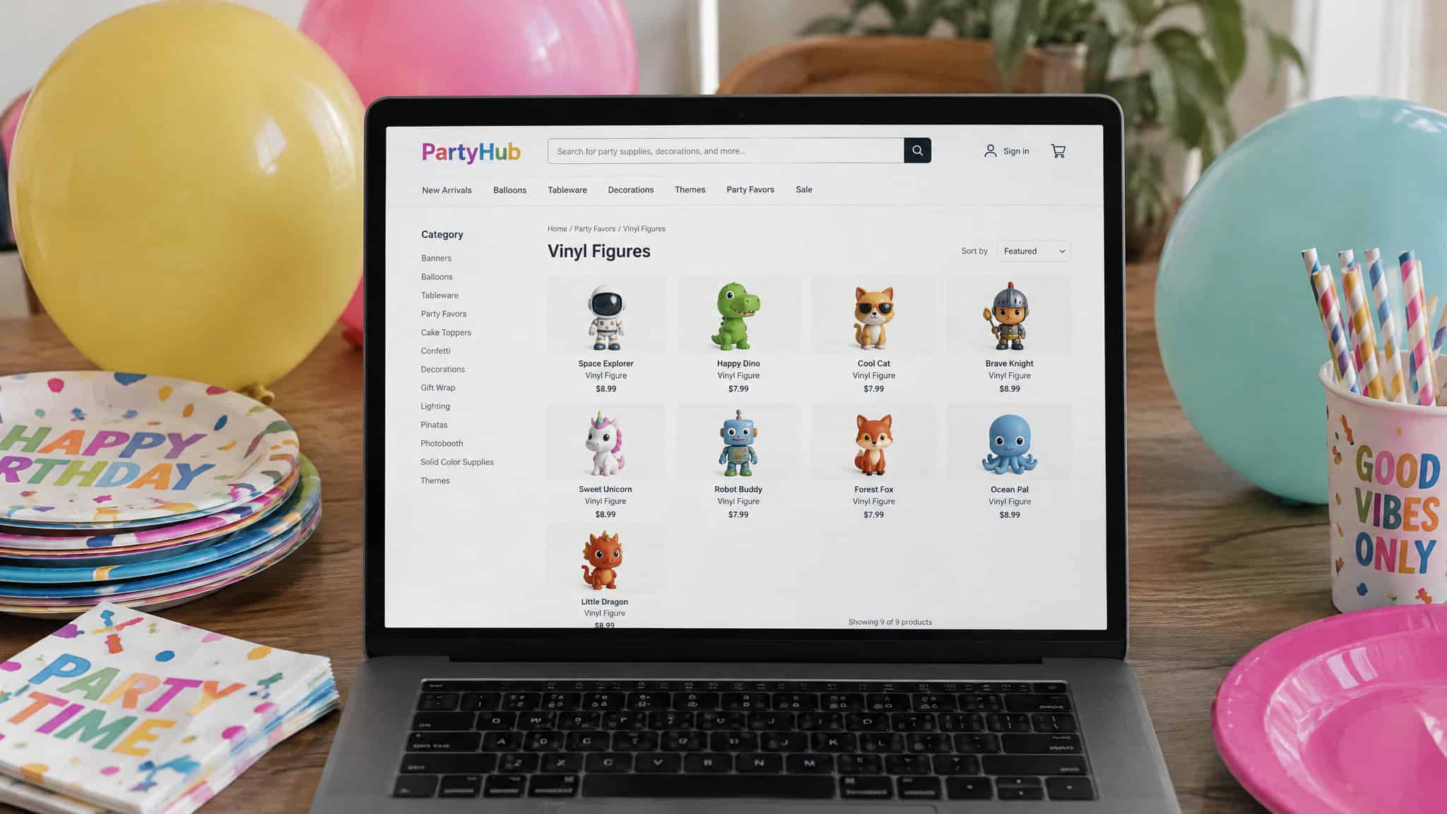 Funko Pop Birthday Party: Real Price Math, DIY Workarounds, and the 10-Minute Custom Pop 3 Party retailer Funko category showing figure-only listings next to generic party supplies