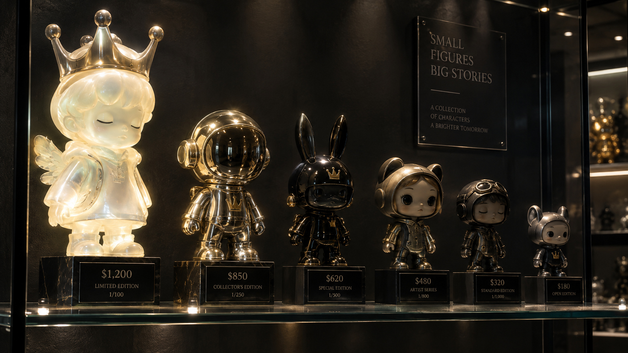 Most Expensive Funko Pop Ever Sold: The $100,000 Cash Deal, on Video 2 Shelf of the rarest Funko Pops ranked by price, featuring glow and metallic Freddy Funko grail variants