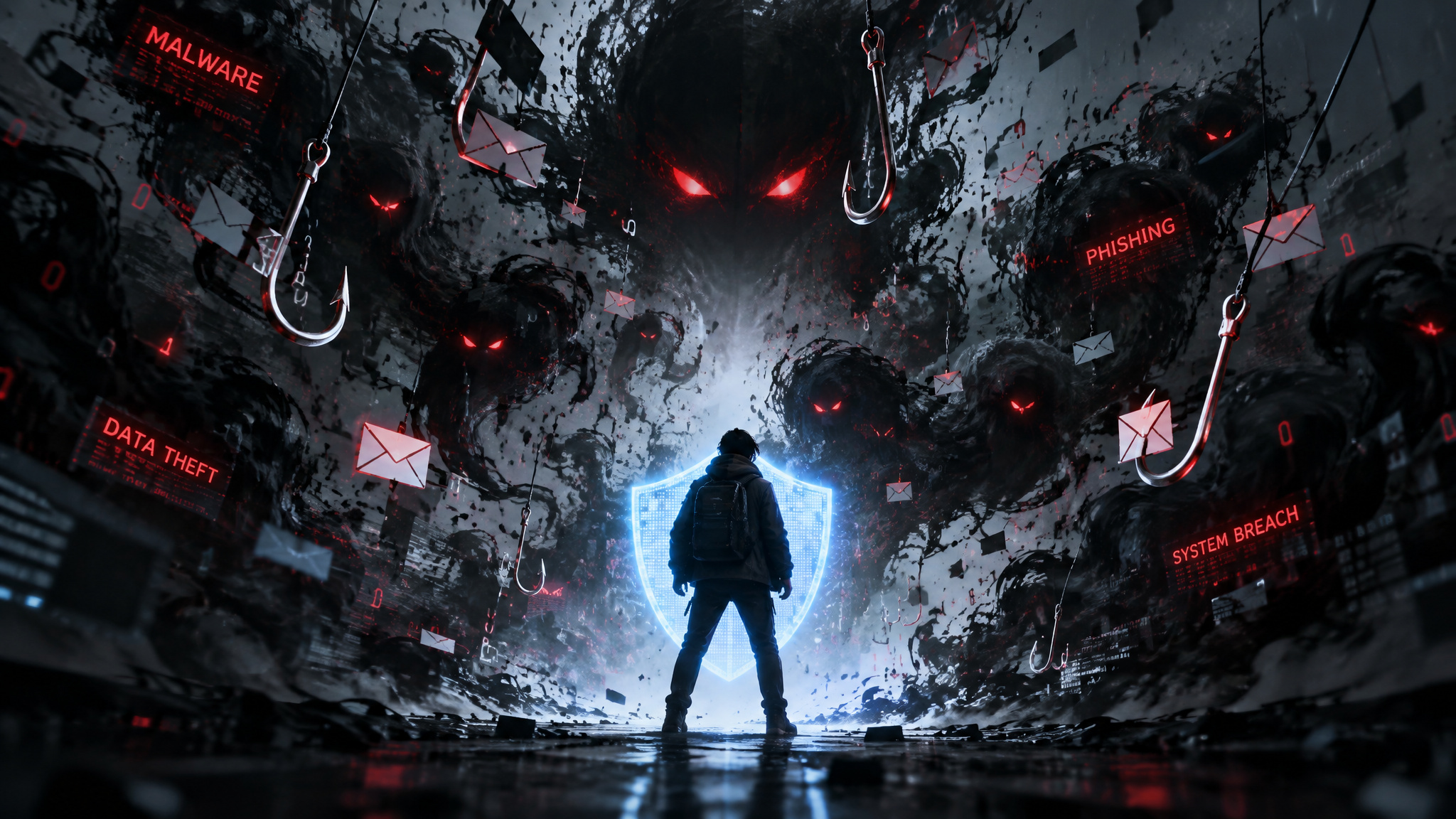 Online Safety Tips for Gaming: The 'Rules'N Tools' Framework 4 Adult gamer defending their account against cyber threats and account takeover.