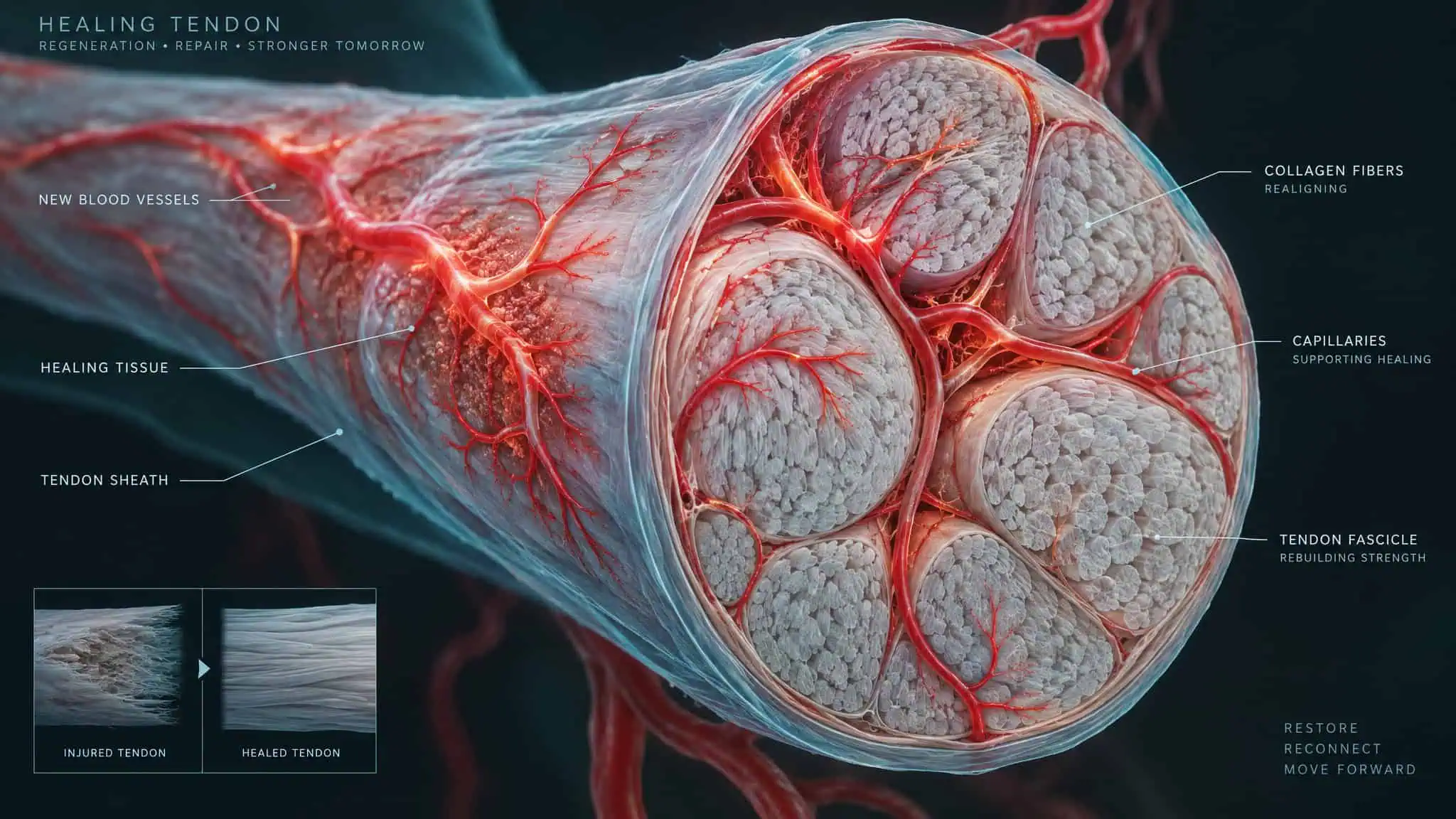 What Are the Potential Side Effects of BPC-157 Peptide? Zero Human Trials 2 Angiogenesis and VEGF-driven blood vessel growth in tendon repair, the mechanism behind BPC-157's rodent study results