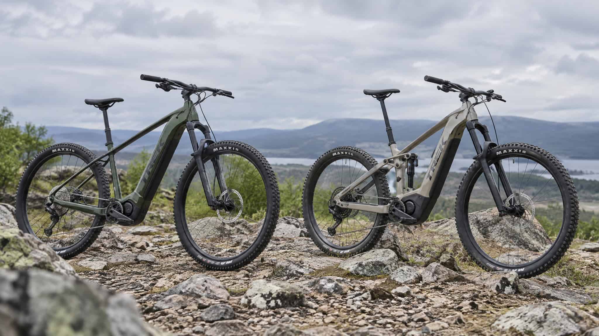 Electric Dirt Bike Suspension Guide: What 220mm of Travel on a 110-Lb Bike Actually Requires 4 Hardtail versus full-suspension e-MTB frame layouts showing how motor and battery packaging reshape suspension design