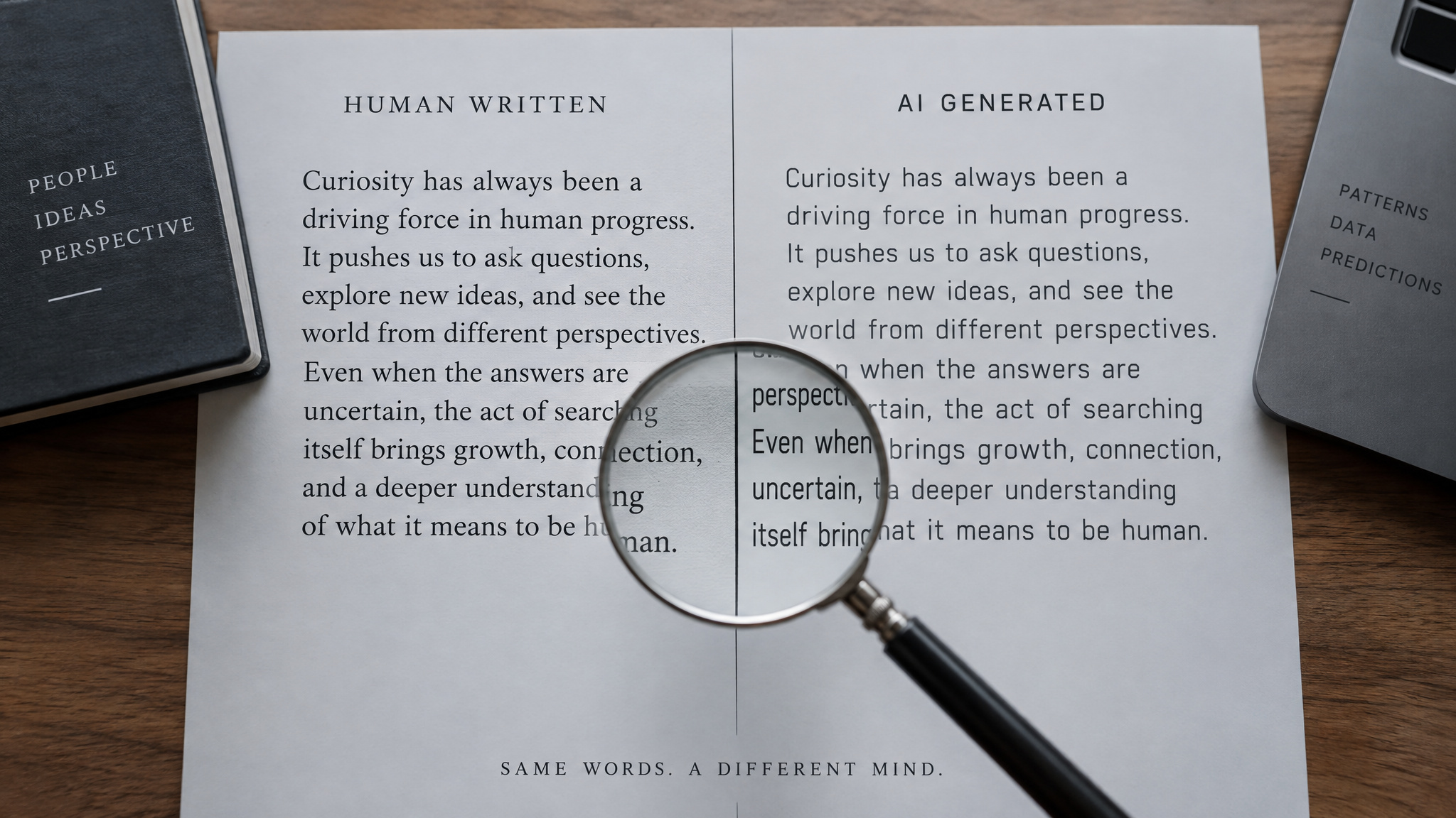 Best AI Detectors: 13 Tools Tested for Mixed & Human Content 3 Comparing human-written text against AI-generated text samples.