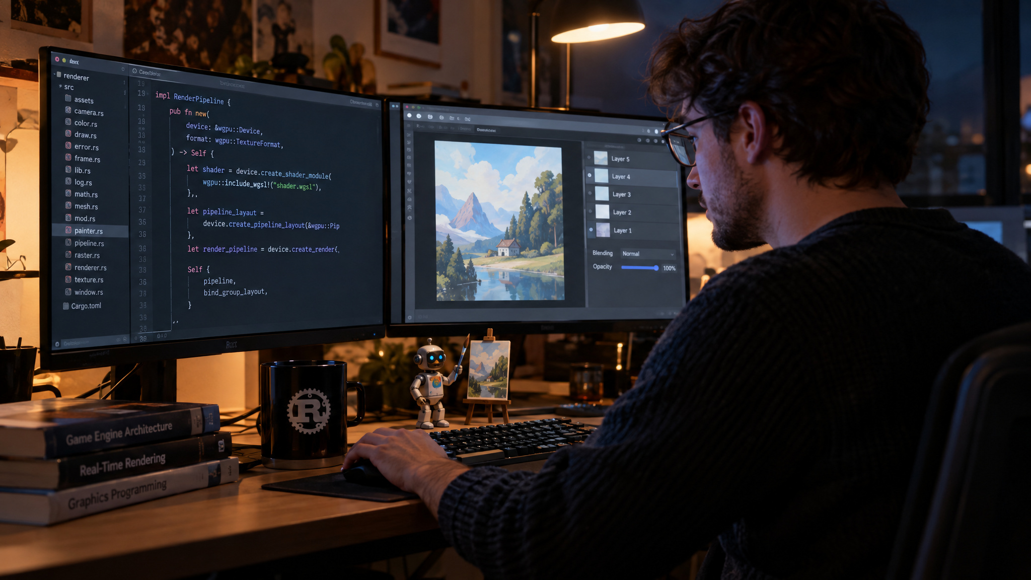 Photocraft vs Photoshop: Its Own Roadmap Says 25-35% of Pro Work 3 ArtCraft team building PhotoCraft from scratch in Rust as a clean-room Photoshop reimplementation