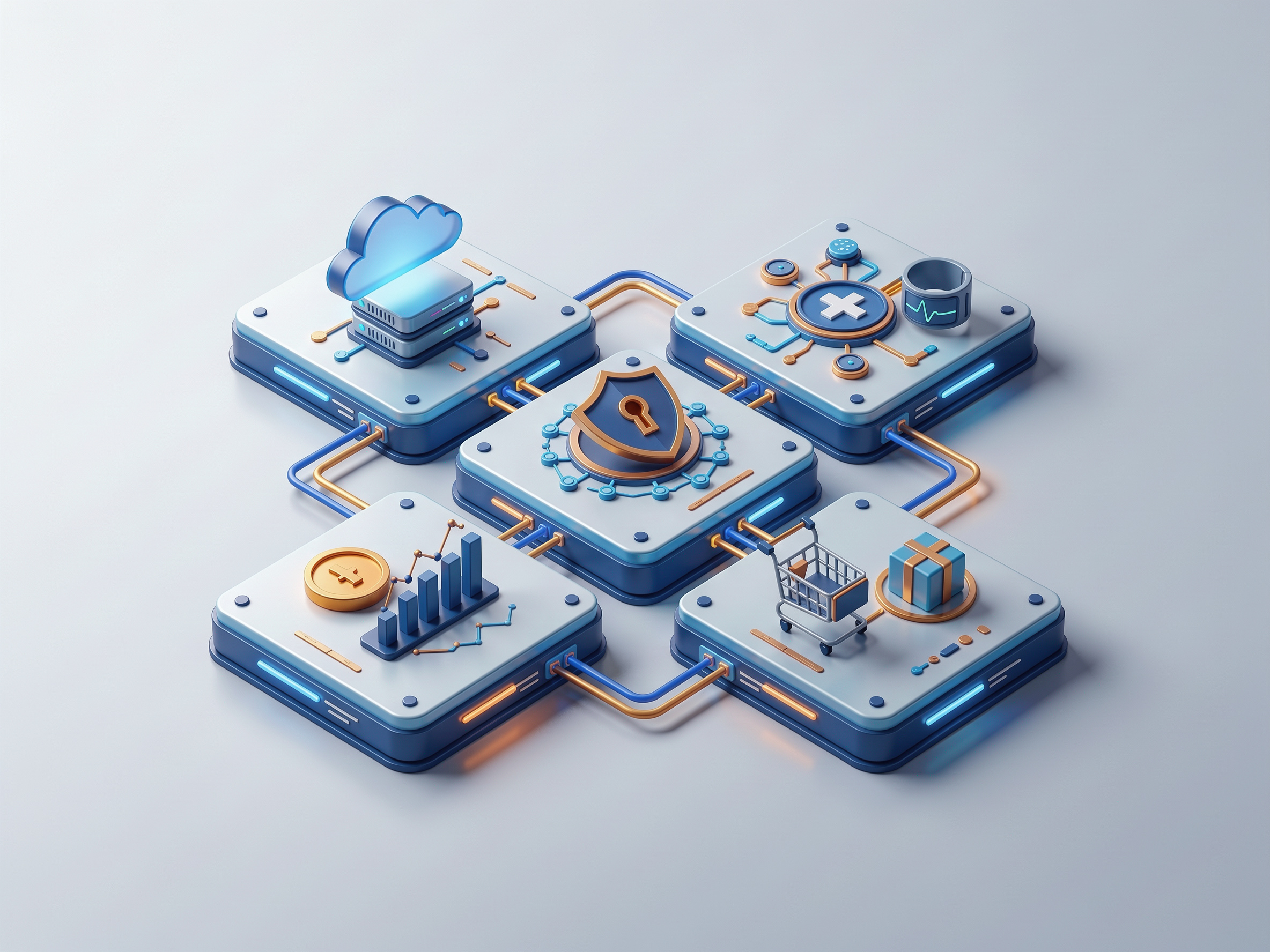 Segments of Poland's digital economy including fintech, cloud, cybersecurity and e-commerce