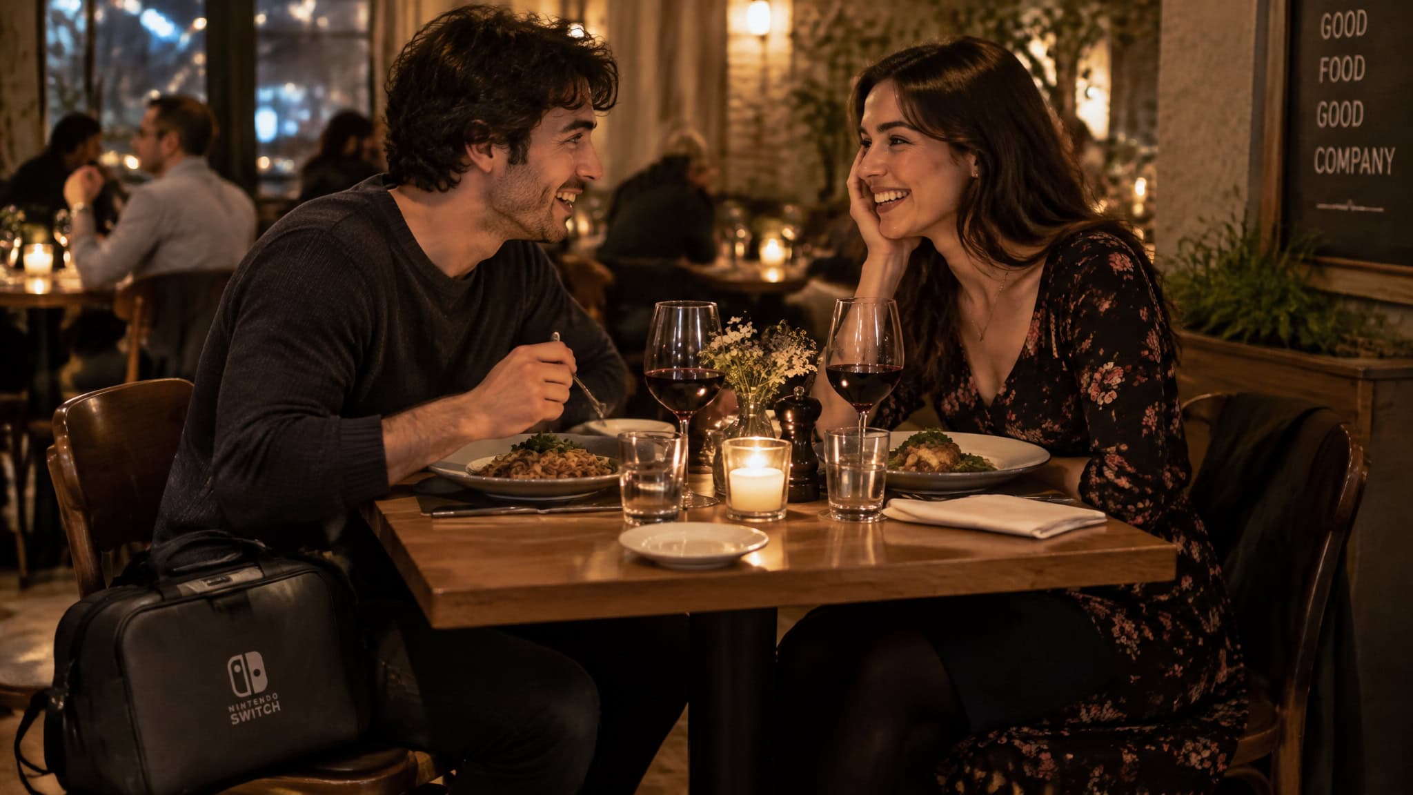 How to Find a Gamer Girlfriend: Why She's Invisible (and How to Spot Her) 4 Couple on a real first date, courting a gamer girlfriend like anyone else
