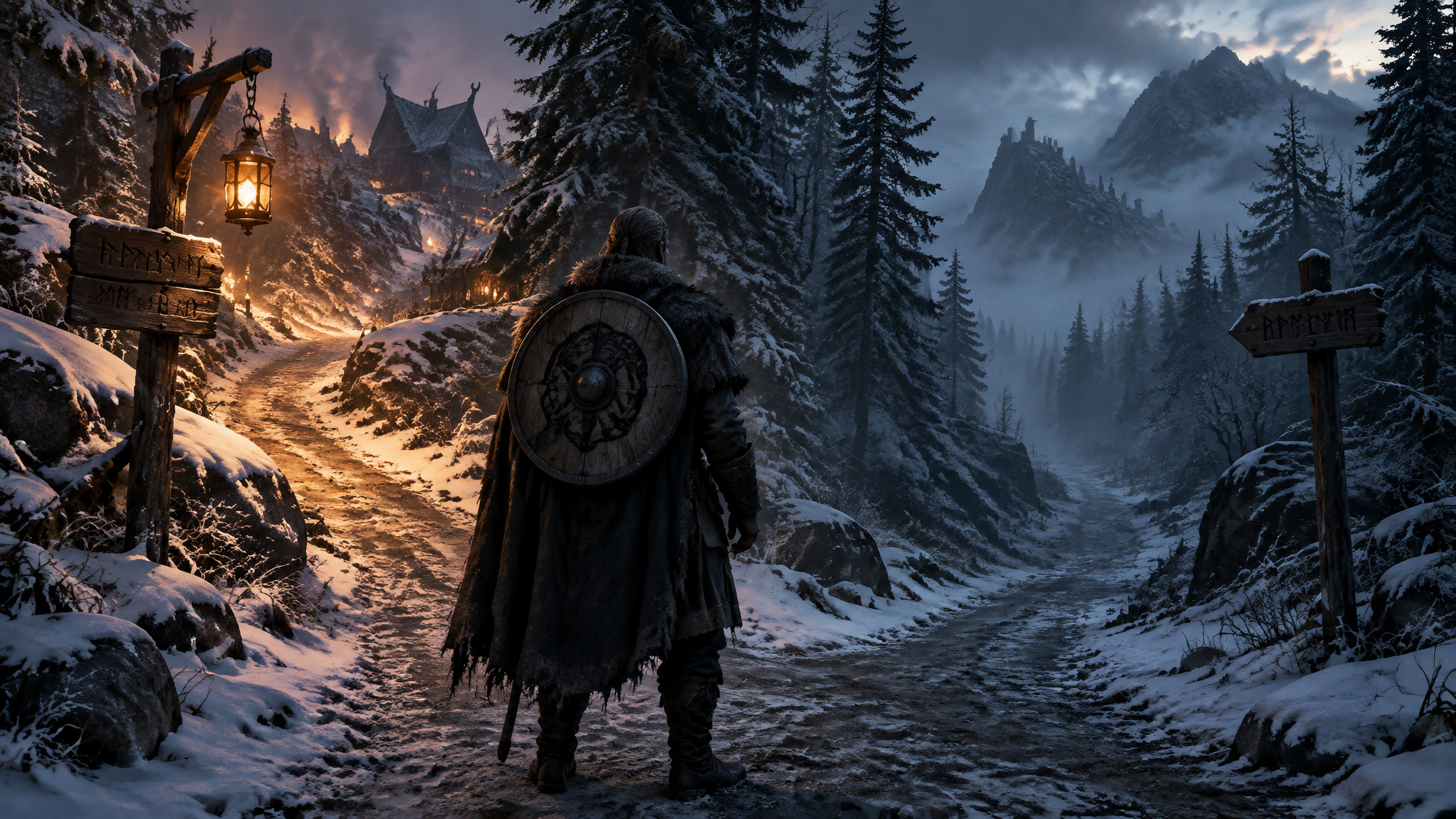 How to Host a Valheim Server for 1.0 and the Deep North (Without Babysitting Your PC) 2 Crossplay decision fork in a snowy Valheim path before building a server
