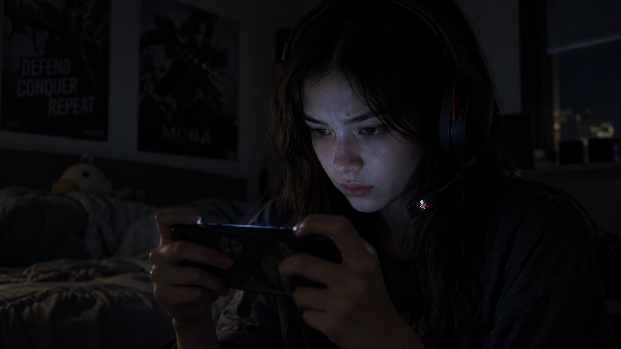 What Does Female Esports Mean? The IeSF 2014 Reversal and the 35%/5% Gap 2 Woman muting voice chat during a mobile esports match to avoid gender-based harassment